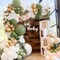 Sage Green Balloon Garland Arch Kit - 124Pcs Oh Baby Shower Eucalyptus Garland, Retro Olive Green,Peach White and Gold Latex Balloons Arch Kit for Baby Shower,Jungle Birthday,Bridal Shower Decorations